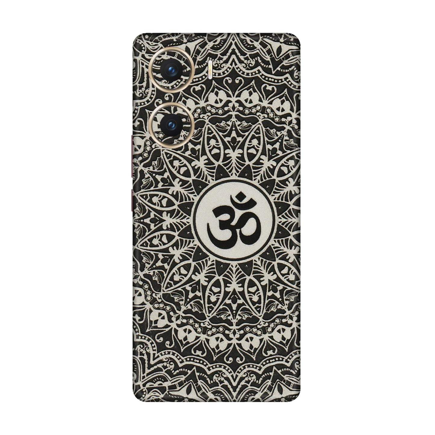 VIVO Z/V/X/T/U/S Series Phone Skins (All Models) - Aum Elegant Mandala - 3D Embossed Finish (L-62) Vivo V29e (5G)