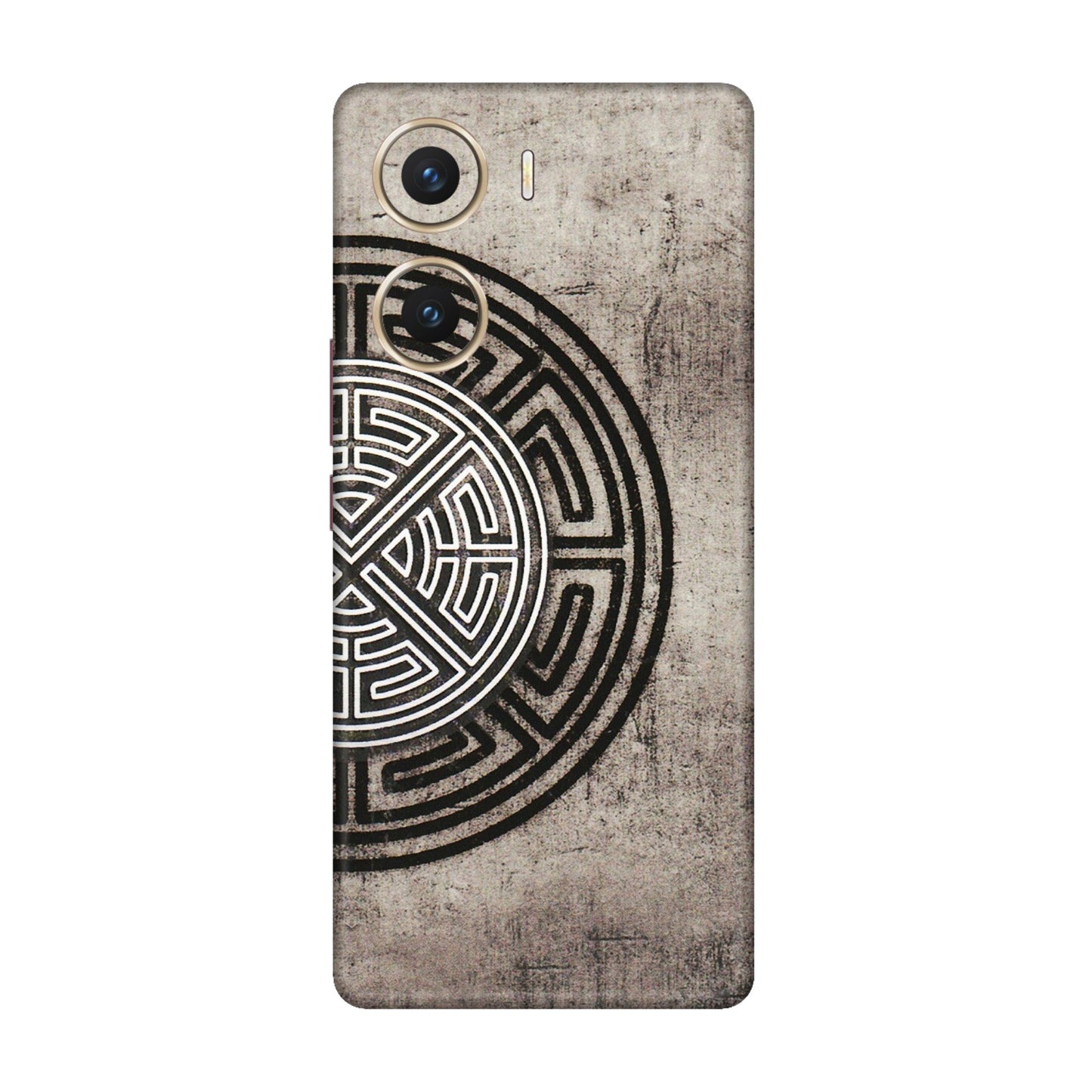 VIVO Z/V/X/T/U/S Series Phone Skins (All Models) - Mysterious Circular Design - 3D Embossed Finish (L-63) Vivo V29e (5G)