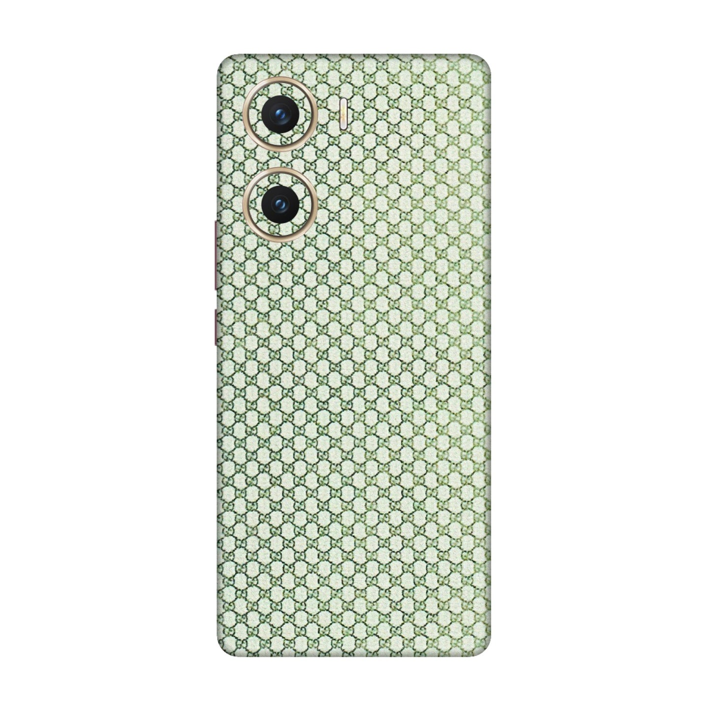 VIVO Z/V/X/T/U/S Series Phone Skins (All Models) - Gucci Fabric Pattern - 3D Embossed Finish (L-73) Vivo V29e (5G)