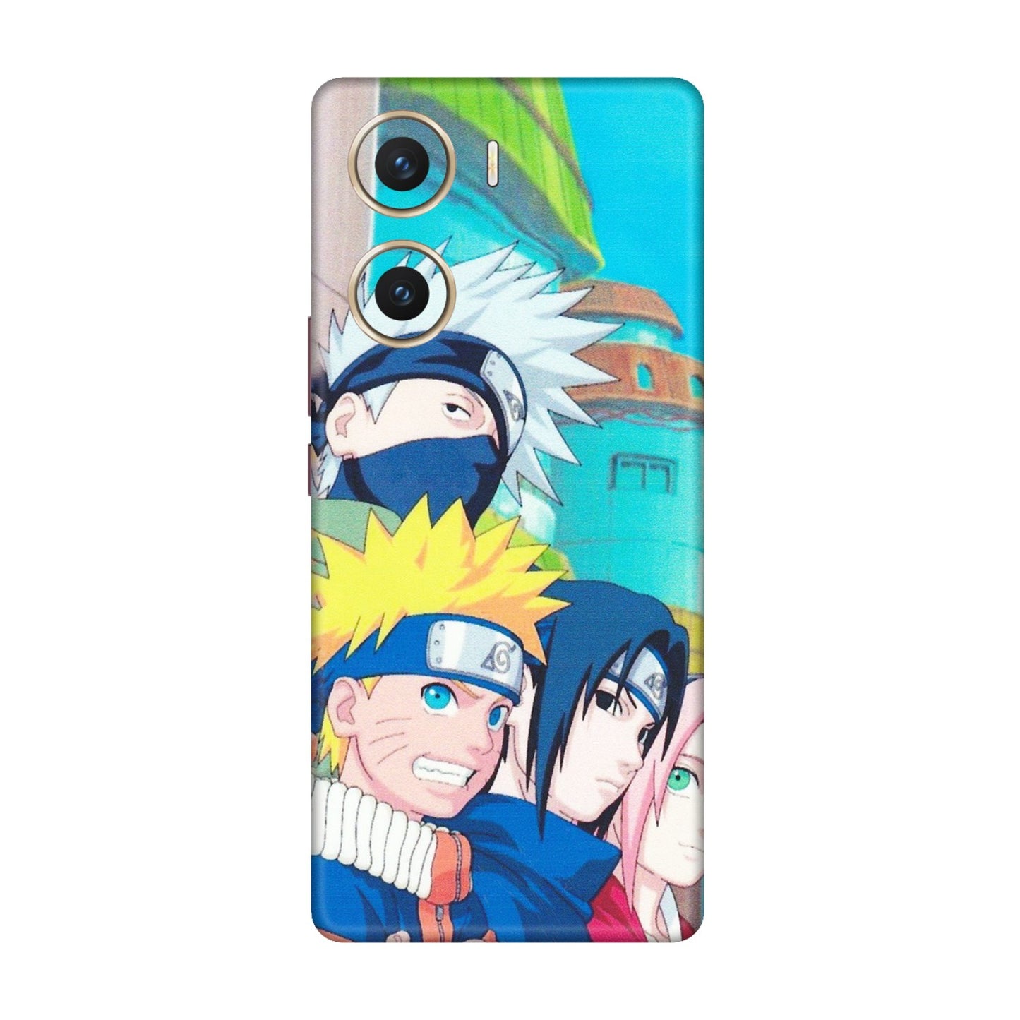 VIVO Z/V/X/T/U/S Series Phone Skins (All Models) - Team Minato And Kakashi - Matte Finish (M-101) Vivo V29e (5G)