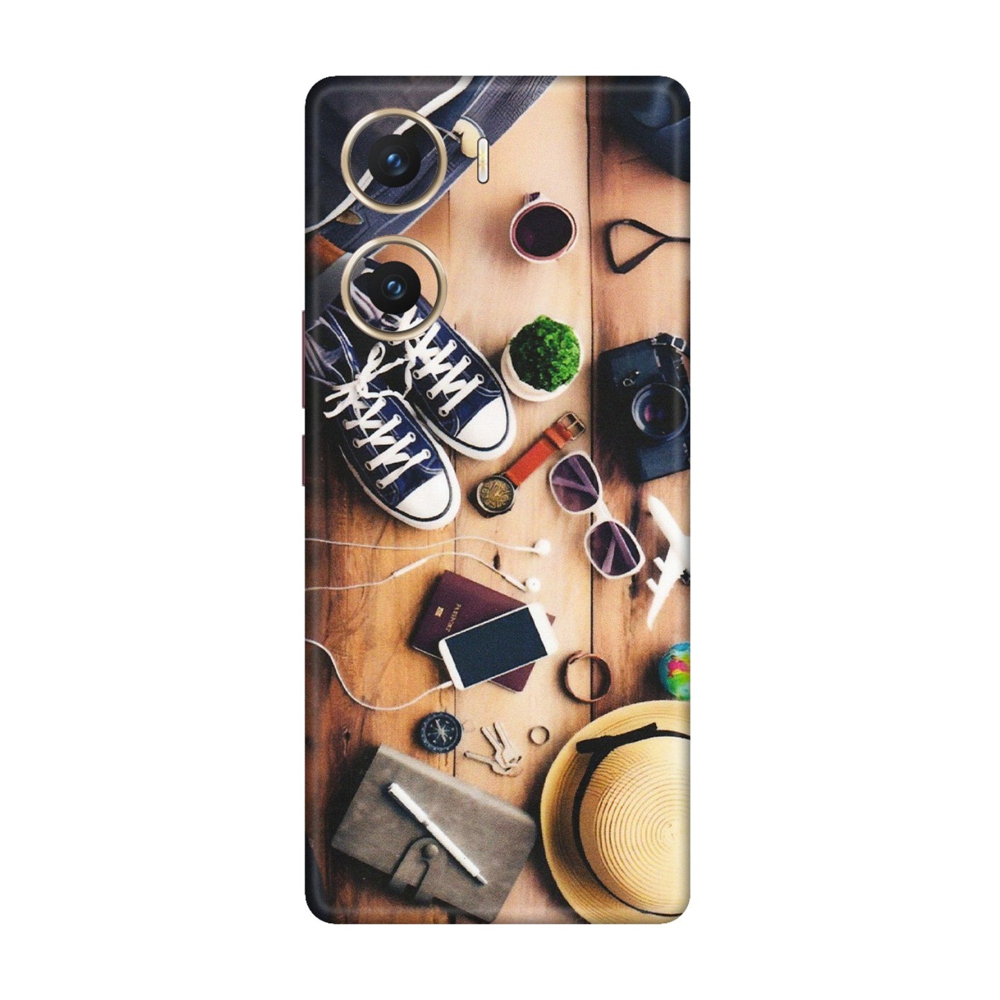 VIVO Z/V/X/T/U/S Series Phone Skins (All Models) - Travel Wanderlust - Matte Finish (M-133) Vivo V29e (5G)