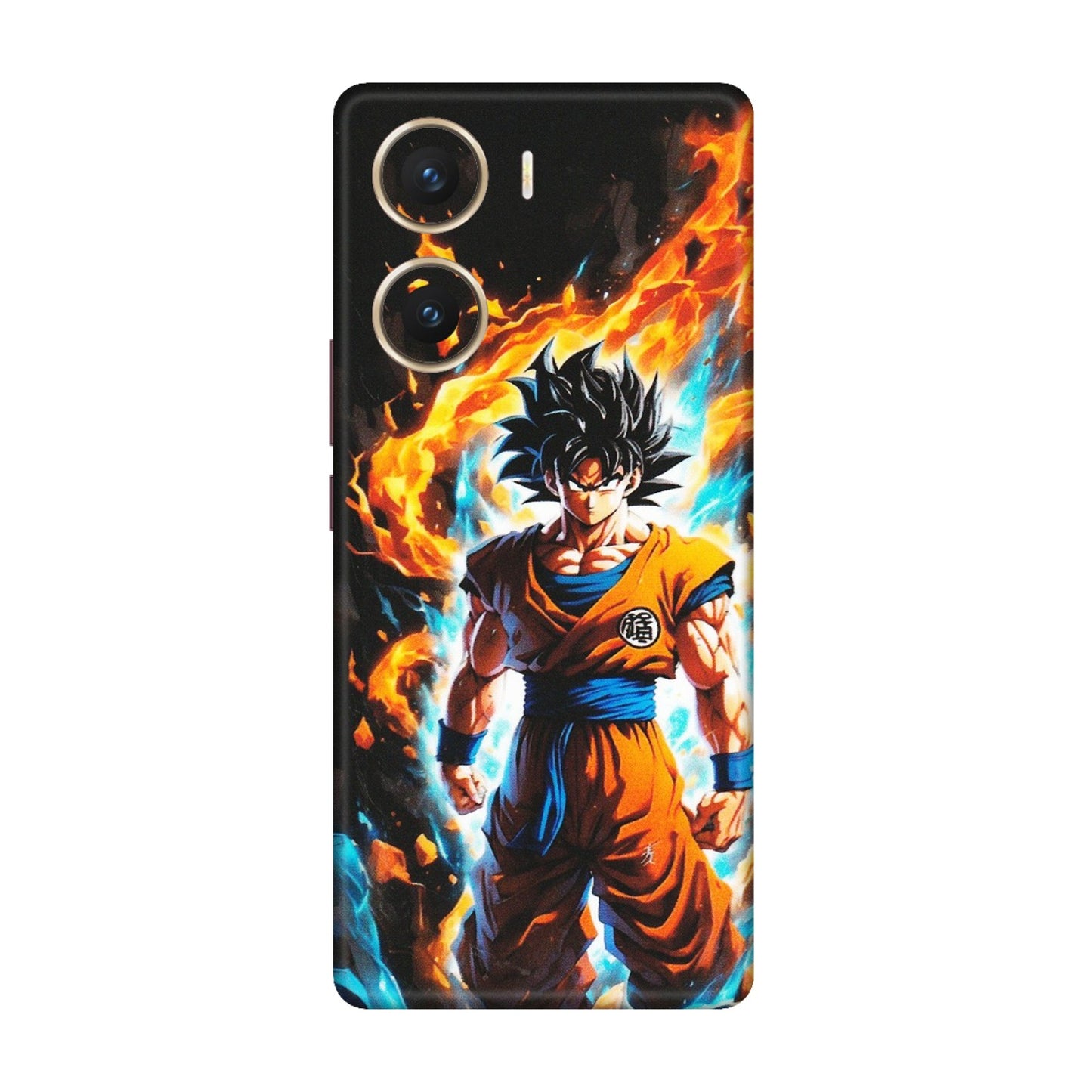 VIVO Z/V/X/T/U/S Series Phone Skins (All Models) - Goku Transformation Anime - Matte Finish (M-159) Vivo V29e (5G)
