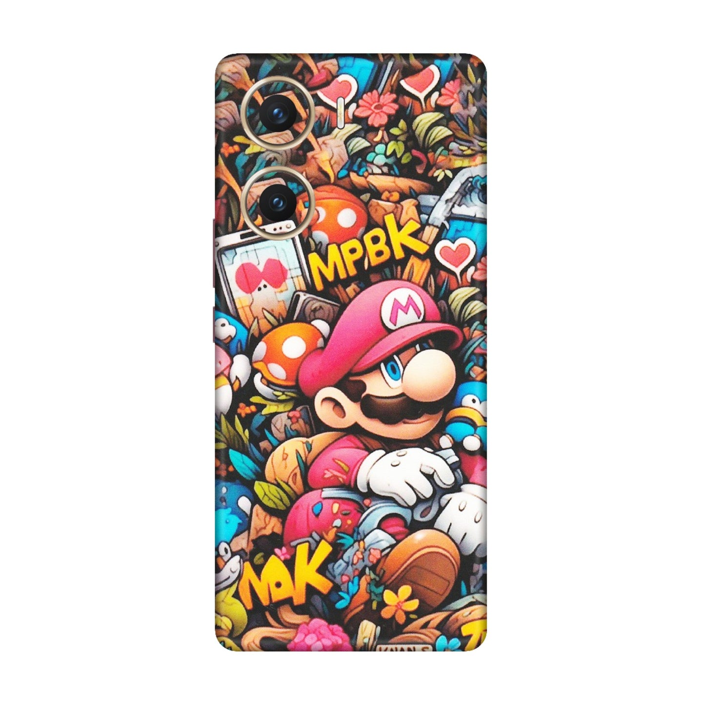VIVO Z/V/X/T/U/S Series Phone Skins (All Models) - Super Mario Bros Artistic - Matte Finish (M-173) Vivo V29e (5G)