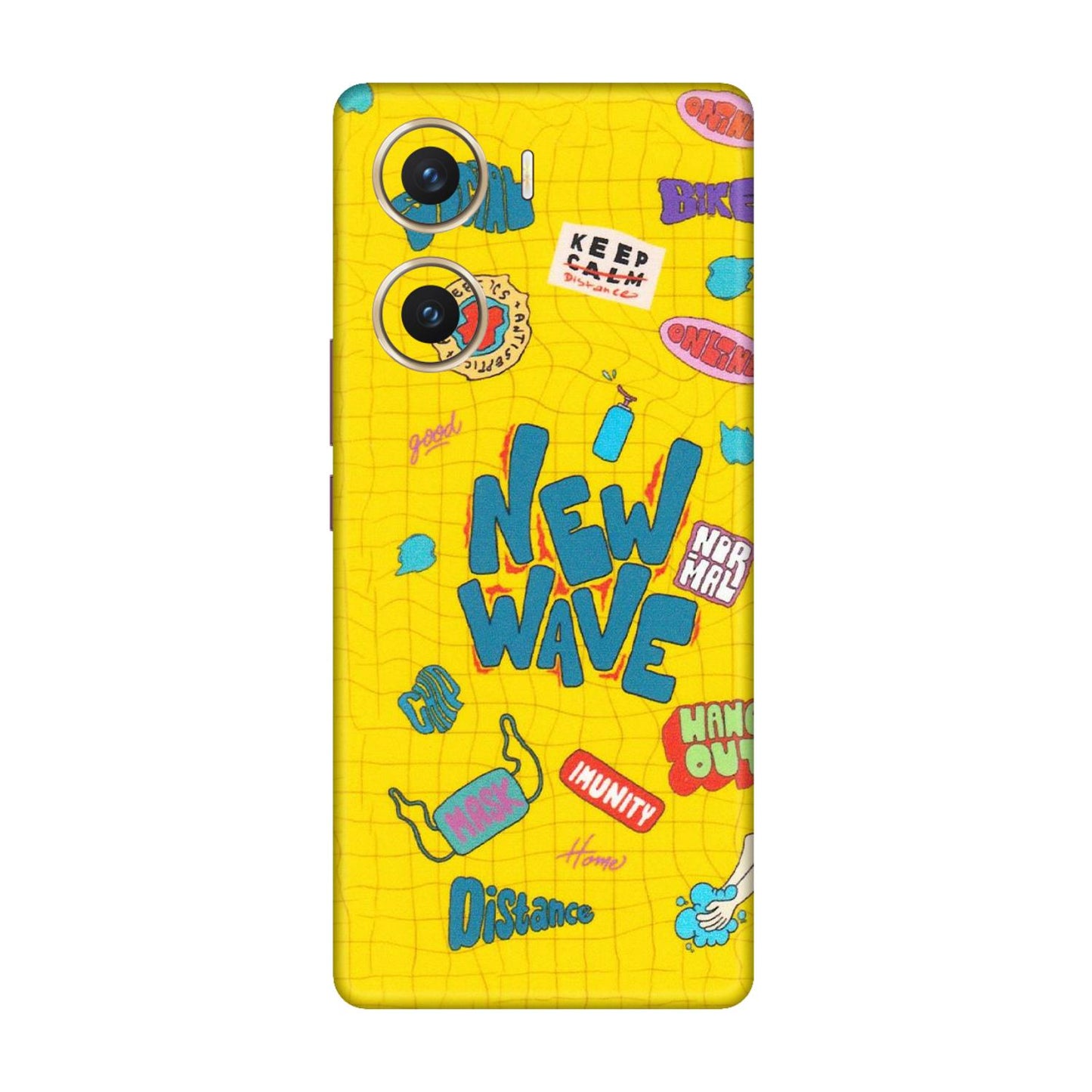 VIVO Z/V/X/T/U/S Series Phone Skins (All Models) - New Wave Life - Matte Finish (M-17) Vivo V29e (5G)
