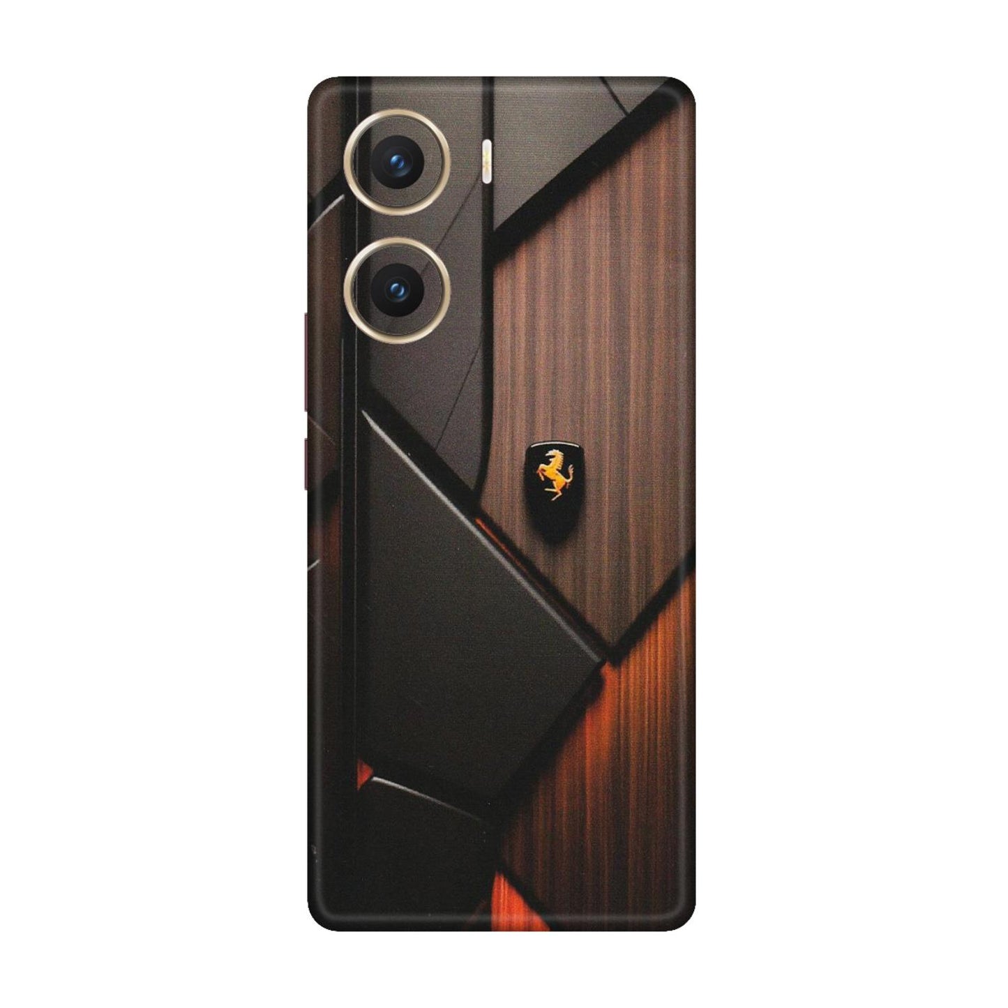 VIVO Z/V/X/T/U/S Series Phone Skins (All Models) - Lambo Beauty Wood Pattern Sober - Matte Finish (M-51) Vivo V29e (5G)