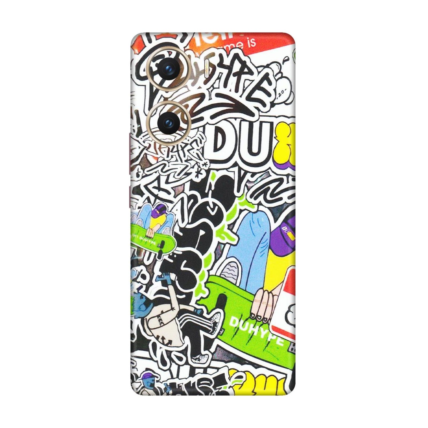 VIVO Z/V/X/T/U/S Series Phone Skins (All Models) - Dope Graffiti - Matte Finish (M-61) Vivo V29e (5G)