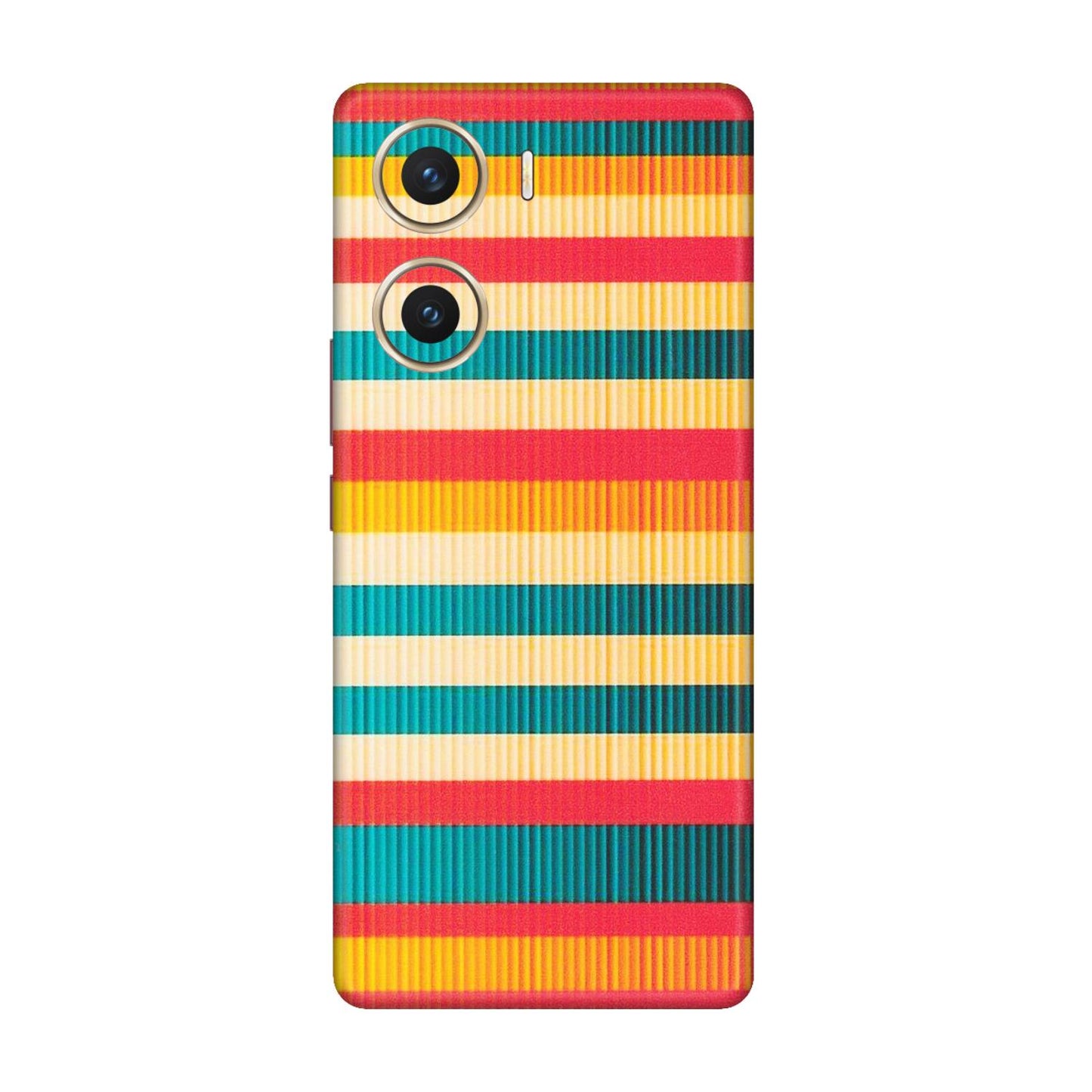 VIVO Z/V/X/T/U/S Series Phone Skins (All Models) - Colourful Stripes Soothing Effect - Matte Finish (M-86) Vivo V29e (5G)