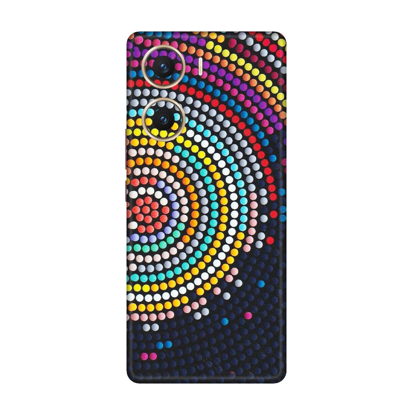 VIVO Z/V/X/T/U/S Series Phone Skins (All Models) - Rainbow Dot Mandala - Matte Finish (M-97) Vivo V29e (5G)