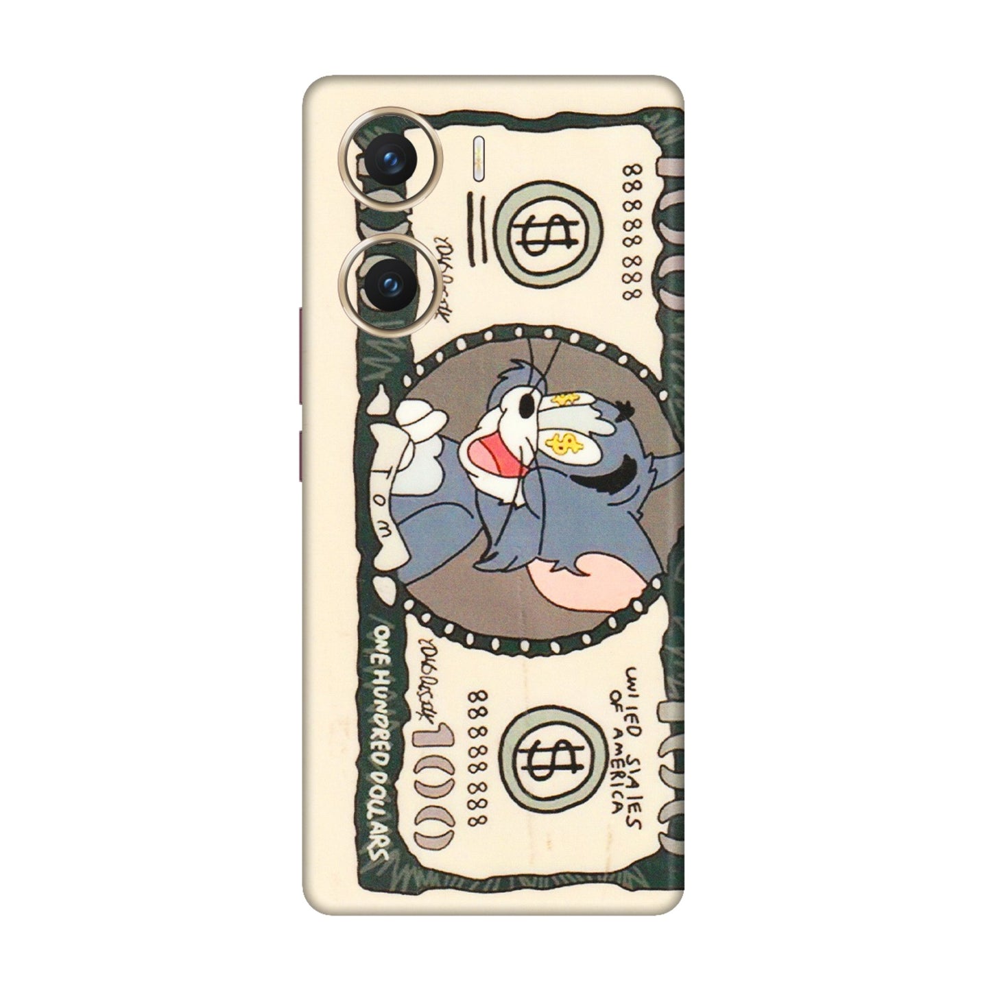 VIVO Z/V/X/T/U/S Series Phone Skins (All Models) - One Hundred Dollar Tom - Transparent Finish (T-16) Vivo V29e (5G)