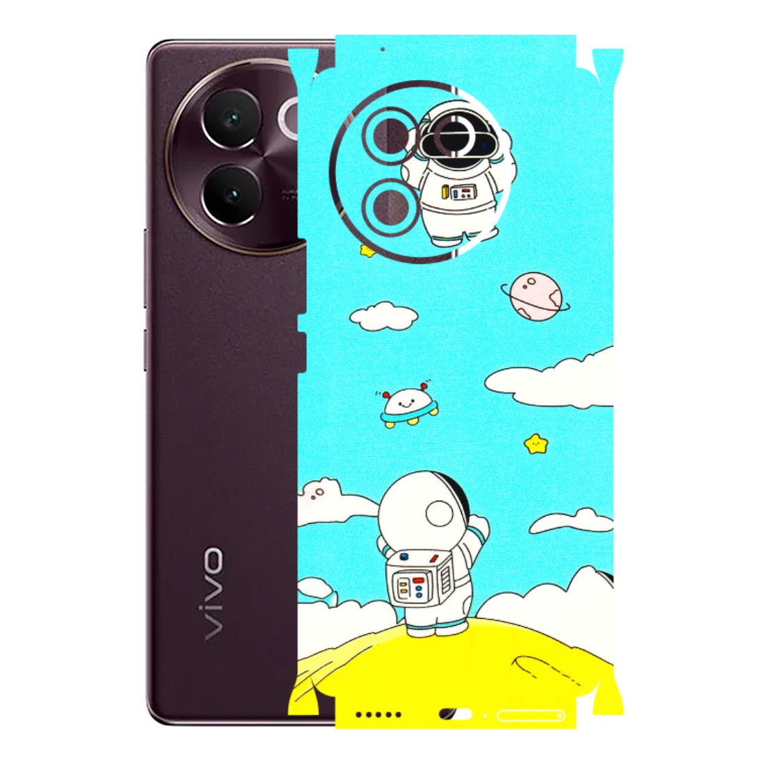 VIVO Z/V/X/T/U/S Series Phone Skins (All Models) - Blue Skies Astro Float - 3D Embossed Finish (L-230) Vivo V30E