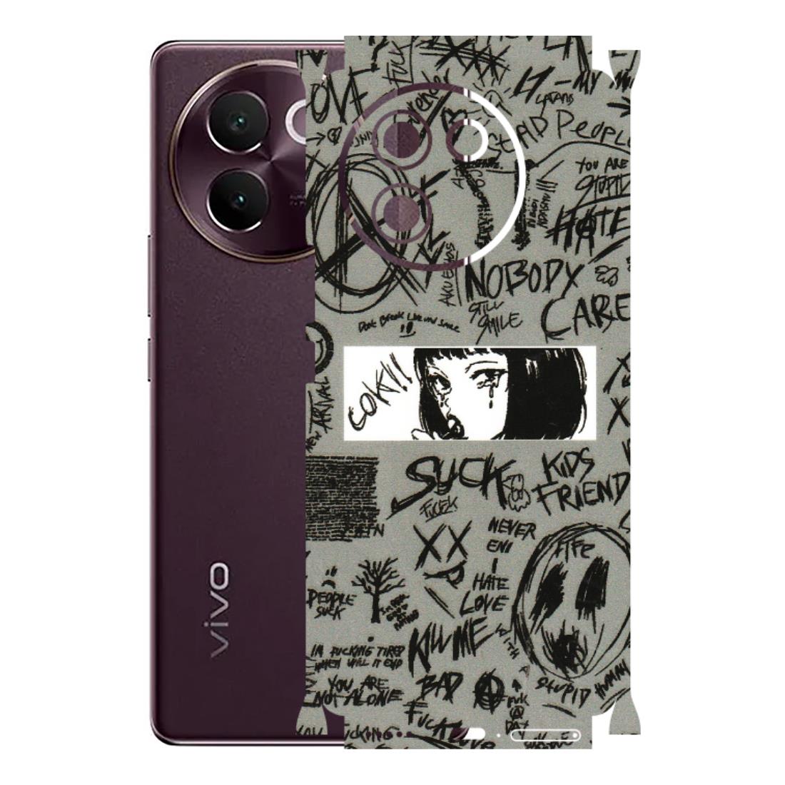 VIVO Z/V/X/T/U/S Series Phone Skins (All Models) - Never Have Love Anime - 3D Embossed Finish (L-260) Vivo V30E