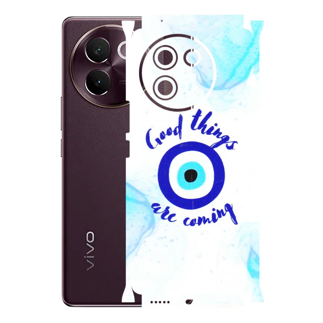 VIVO Z/V/X/T/U/S Series Phone Skins (All Models) - Evil Eye Good Things Are Coming - 3D Embossed Finish (L-322) Vivo V30E
