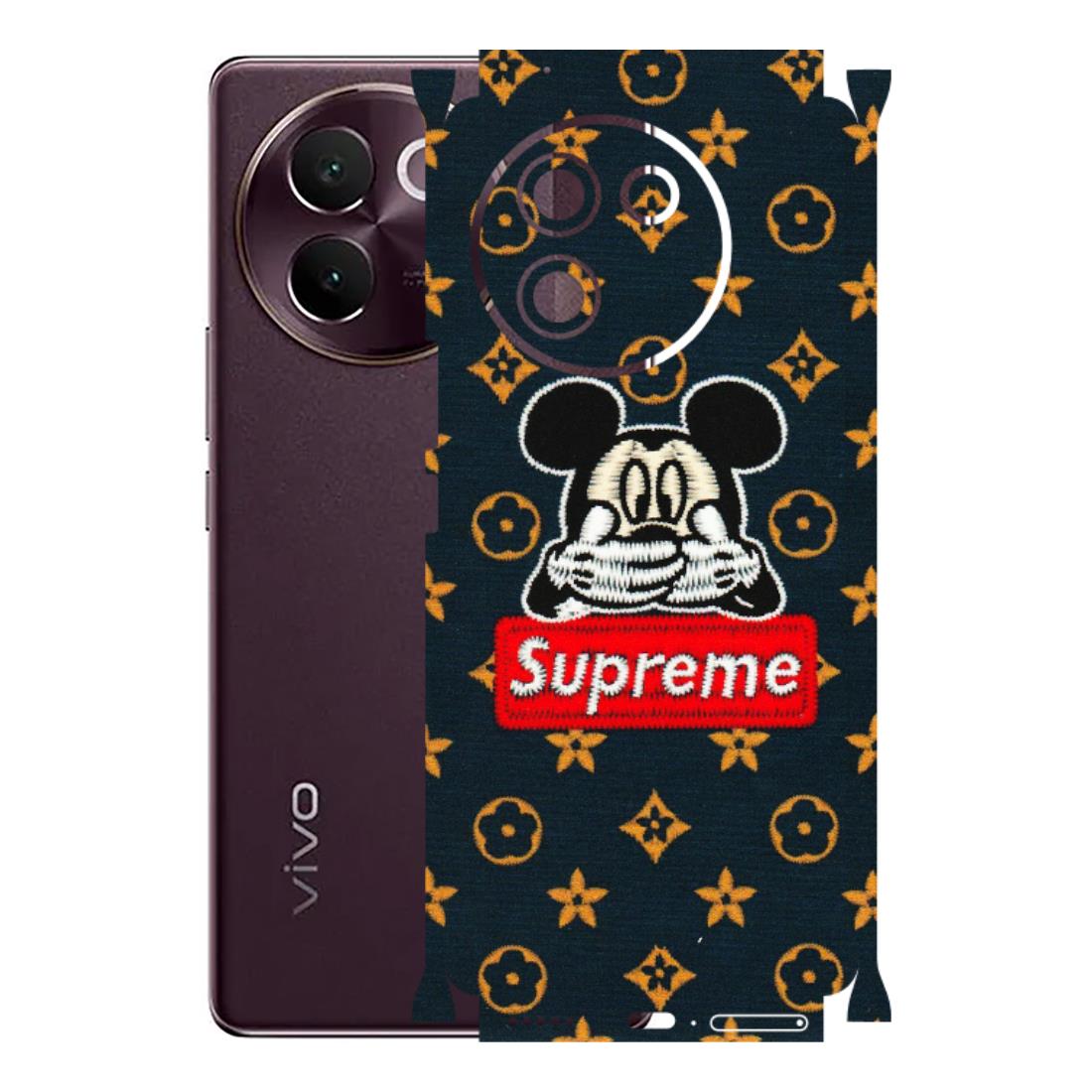 VIVO Z/V/X/T/U/S Series Phone Skins (All Models) - Mickey Supreme - Matte Finish (M-83) Vivo V30E