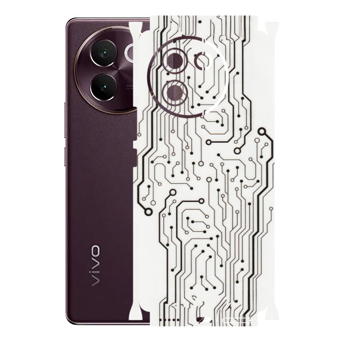 VIVO Z/V/X/T/U/S Series Phone Skins (All Models) - Tech Circuits - Transparent Finish (T-03) Vivo V30E