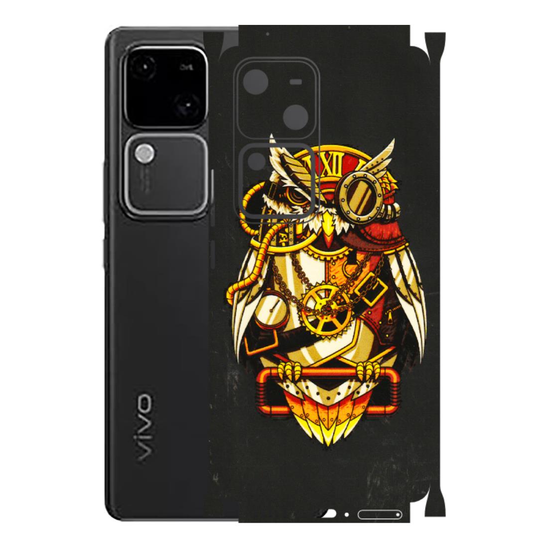 VIVO Z/V/X/T/U/S Series Phone Skins (All Models) - Classy Smart Owl - 3D Embossed Finish (L-144) Vivo V30 5G