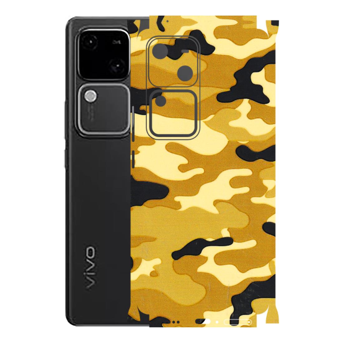 VIVO Z/V/X/T/U/S Series Phone Skins (All Models) - Indian Camo - 3D Embossed Finish (L-228) Vivo V30 5G