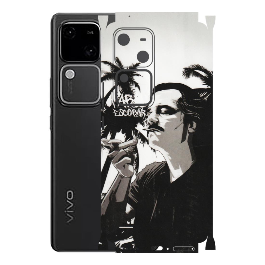 VIVO Z/V/X/T/U/S Series Phone Skins (All Models) - Pab Escobar - Transparent Finish (T-05) Vivo V30 5G