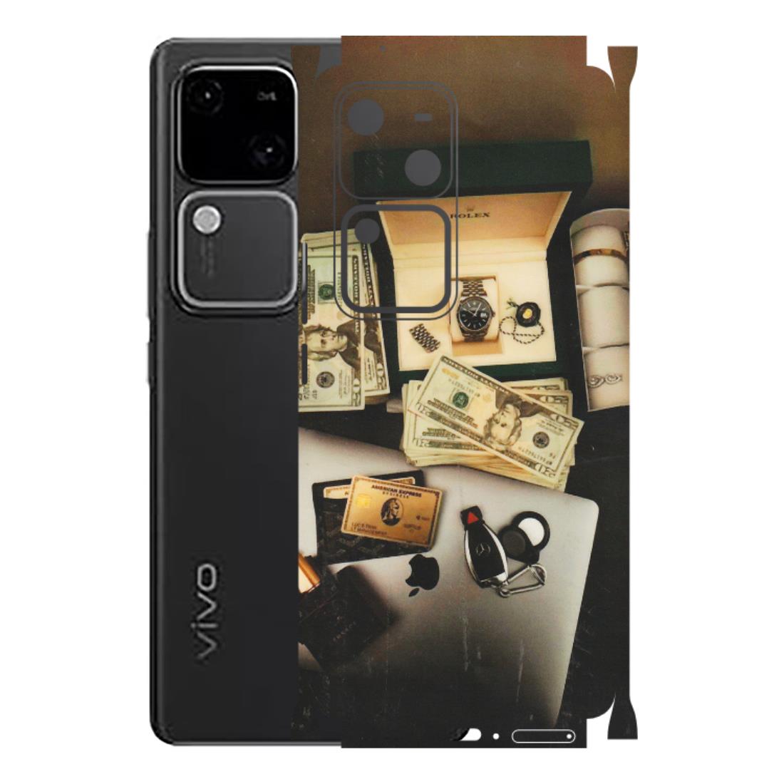 VIVO Z/V/X/T/U/S Series Phone Skins (All Models) - Luxury Lifestyle - Transparent Finish (T-11) Vivo V30 5G