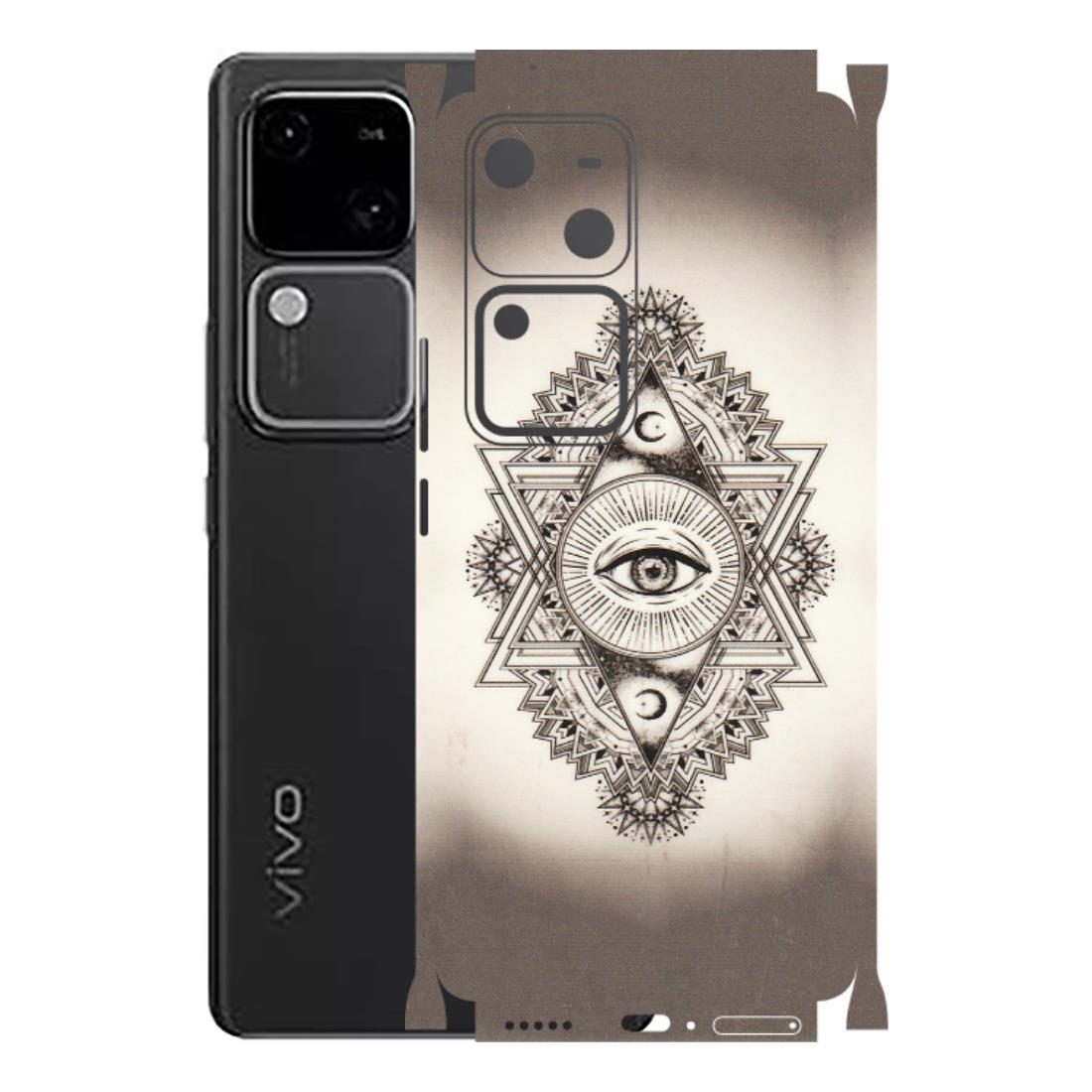 VIVO Z/V/X/T/U/S Series Phone Skins (All Models) - Illuminati Great Eye - Transparent Finish (T-14) Vivo V30 5G