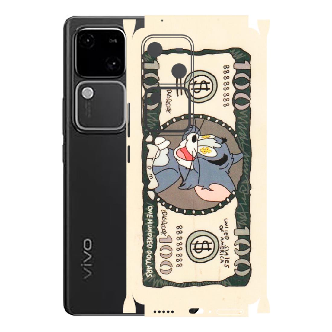 VIVO Z/V/X/T/U/S Series Phone Skins (All Models) - One Hundred Dollar Tom - Transparent Finish (T-16) Vivo V30 5G