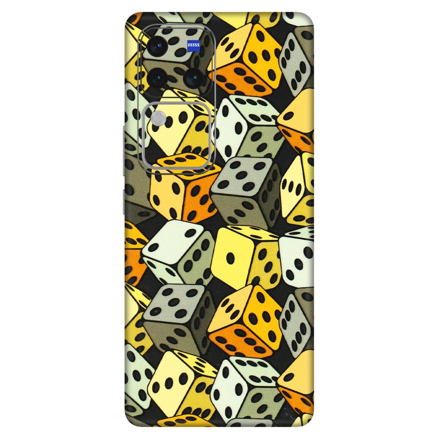 VIVO Z/V/X/T/U/S Series Phone Skins (All Models) - Dices Of Life - 3D Embossed Finish (L-04) Vivo V30 Pro (5G)