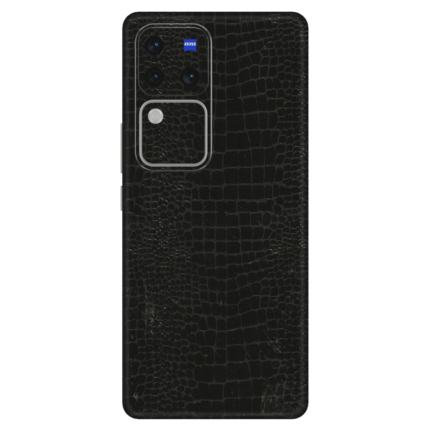 VIVO Z/V/X/T/U/S Series Phone Skins (All Models) - Snake Leather Black - 3D Embossed Finish (L-107) Vivo V30 Pro (5G)