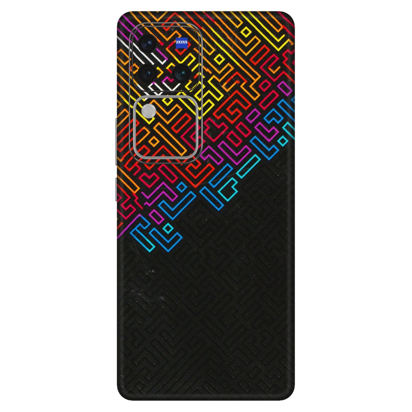 VIVO Z/V/X/T/U/S Series Phone Skins (All Models) - Dotme Pattern Art - 3D Embossed Finish (L-121) Vivo V30 Pro (5G)
