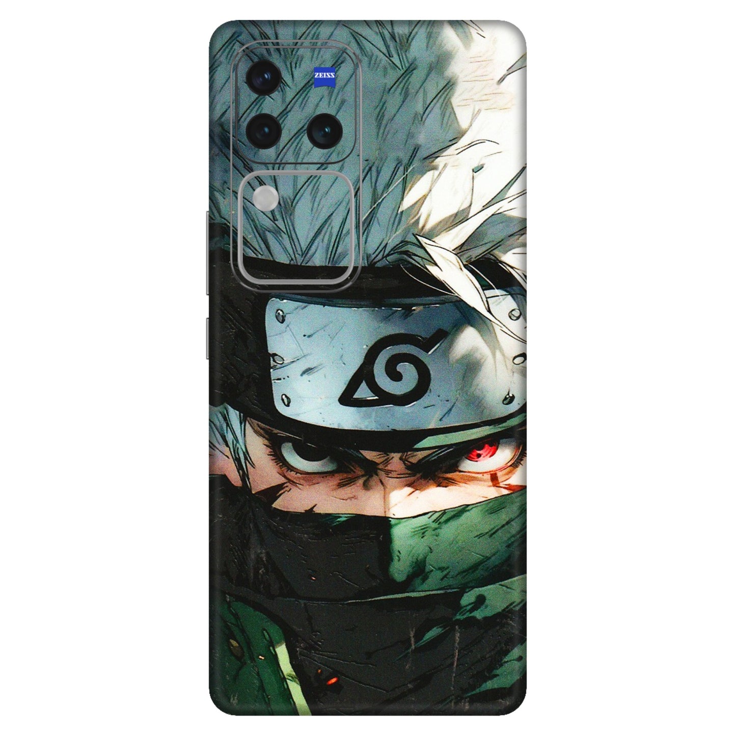 VIVO Z/V/X/T/U/S Series Phone Skins (All Models) - Kakashi Red Eye Focus - 3D Embossed Finish (L-227) Vivo V30 Pro (5G)