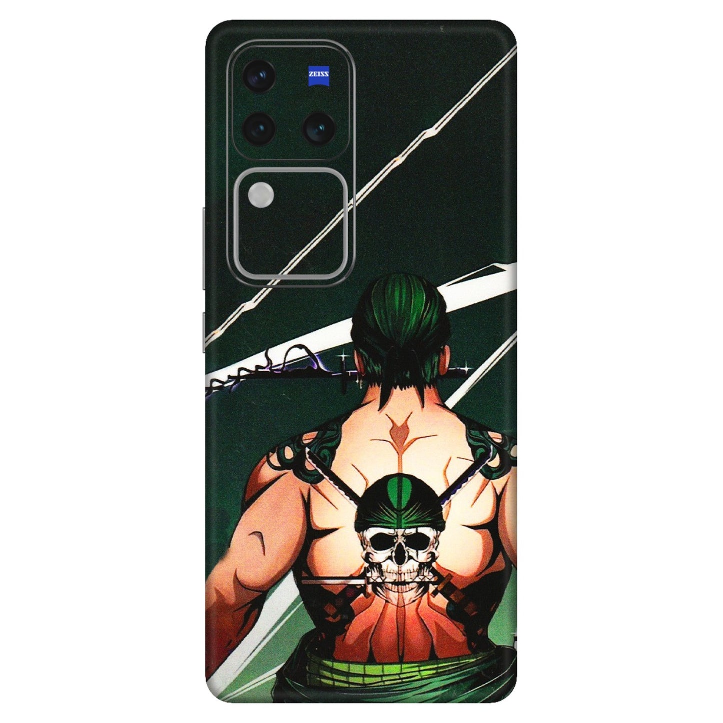 VIVO Z/V/X/T/U/S Series Phone Skins (All Models) - Zoro Anime - 3D Embossed Finish (L-23) Vivo V30 Pro (5G)