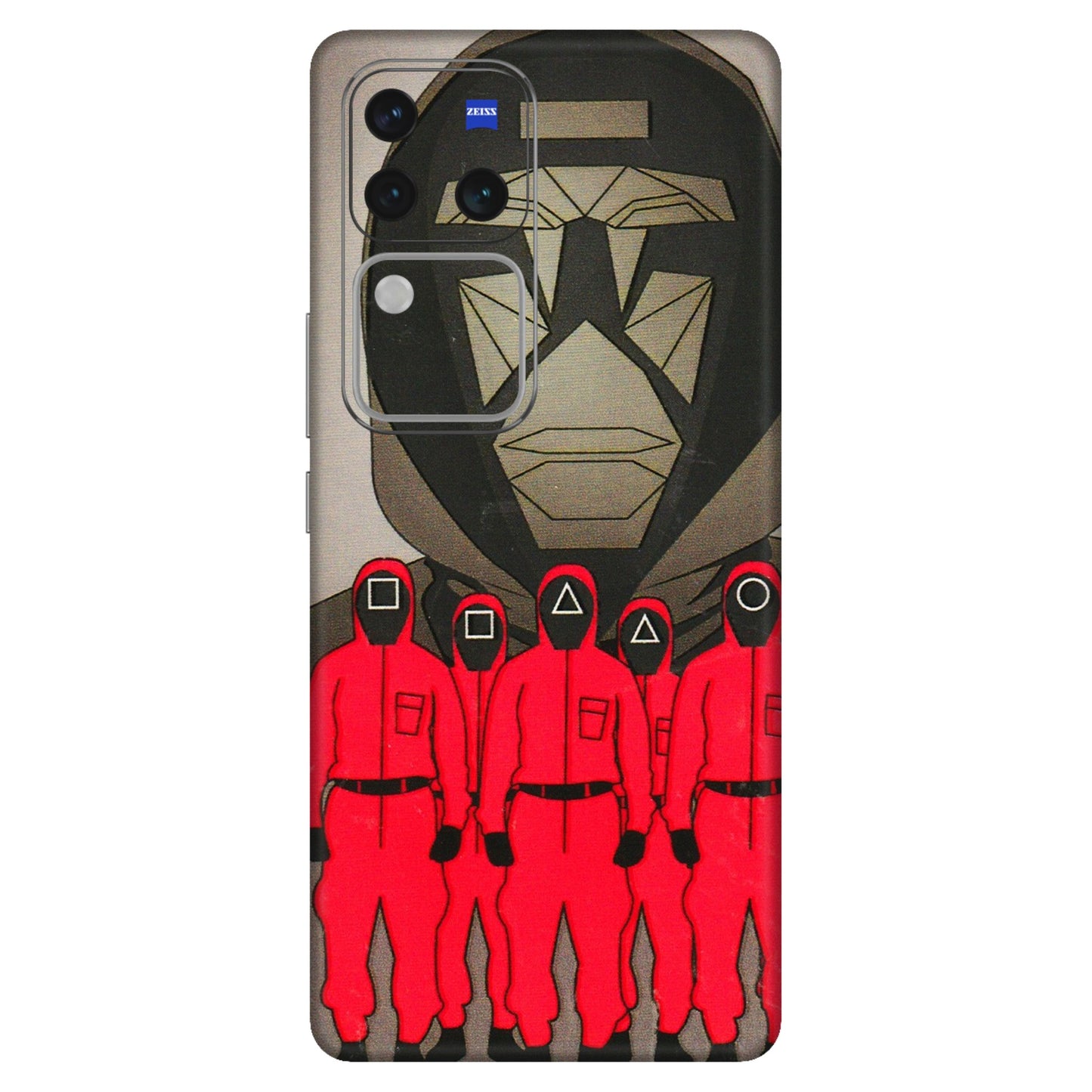 VIVO Z/V/X/T/U/S Series Phone Skins (All Models) - Squid Game Hero - 3D Embossed Finish (L-245) Vivo V30 Pro (5G)