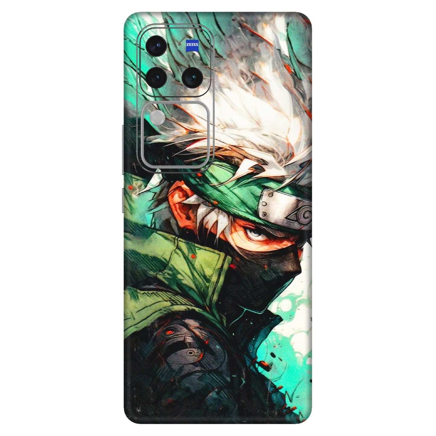 VIVO Z/V/X/T/U/S Series Phone Skins (All Models) - Kakashi Side Profile - 3D Embossed Finish (L-249) Vivo V30 Pro (5G)