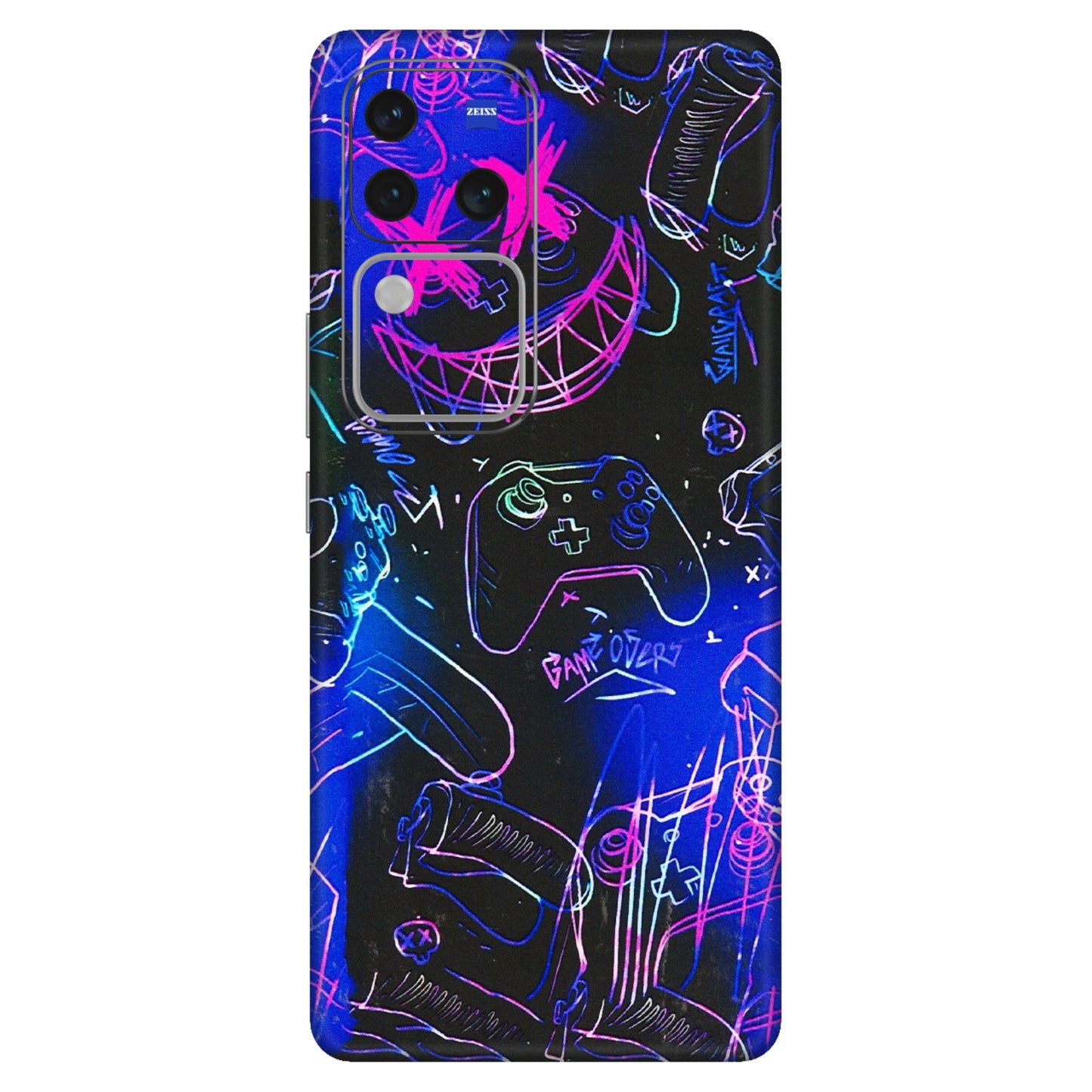 VIVO Z/V/X/T/U/S Series Phone Skins (All Models) - Gamers Paradise - 3D Embossed Finish (L-258) Vivo V30 Pro (5G)