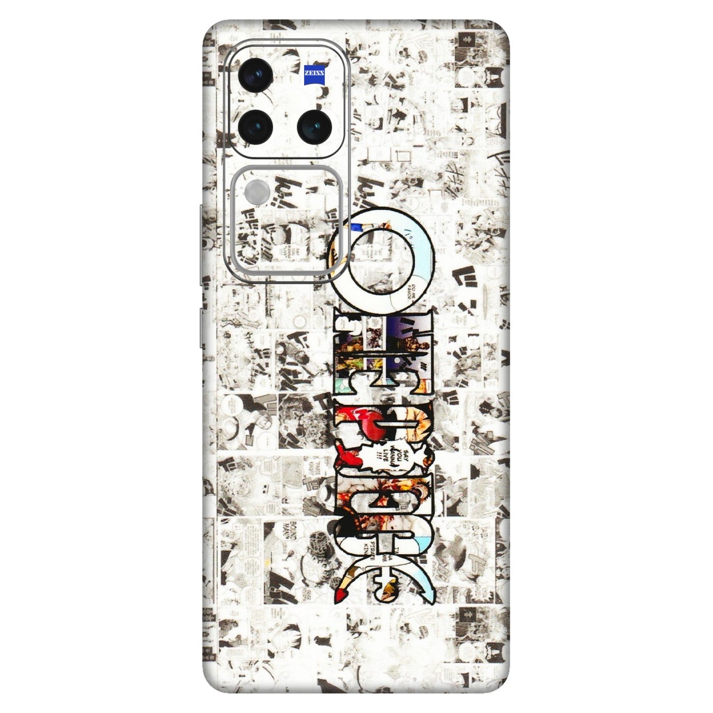 VIVO Z/V/X/T/U/S Series Phone Skins (All Models) - One Piece Manga - 3D Embossed Finish (L-26) Vivo V30 Pro (5G)
