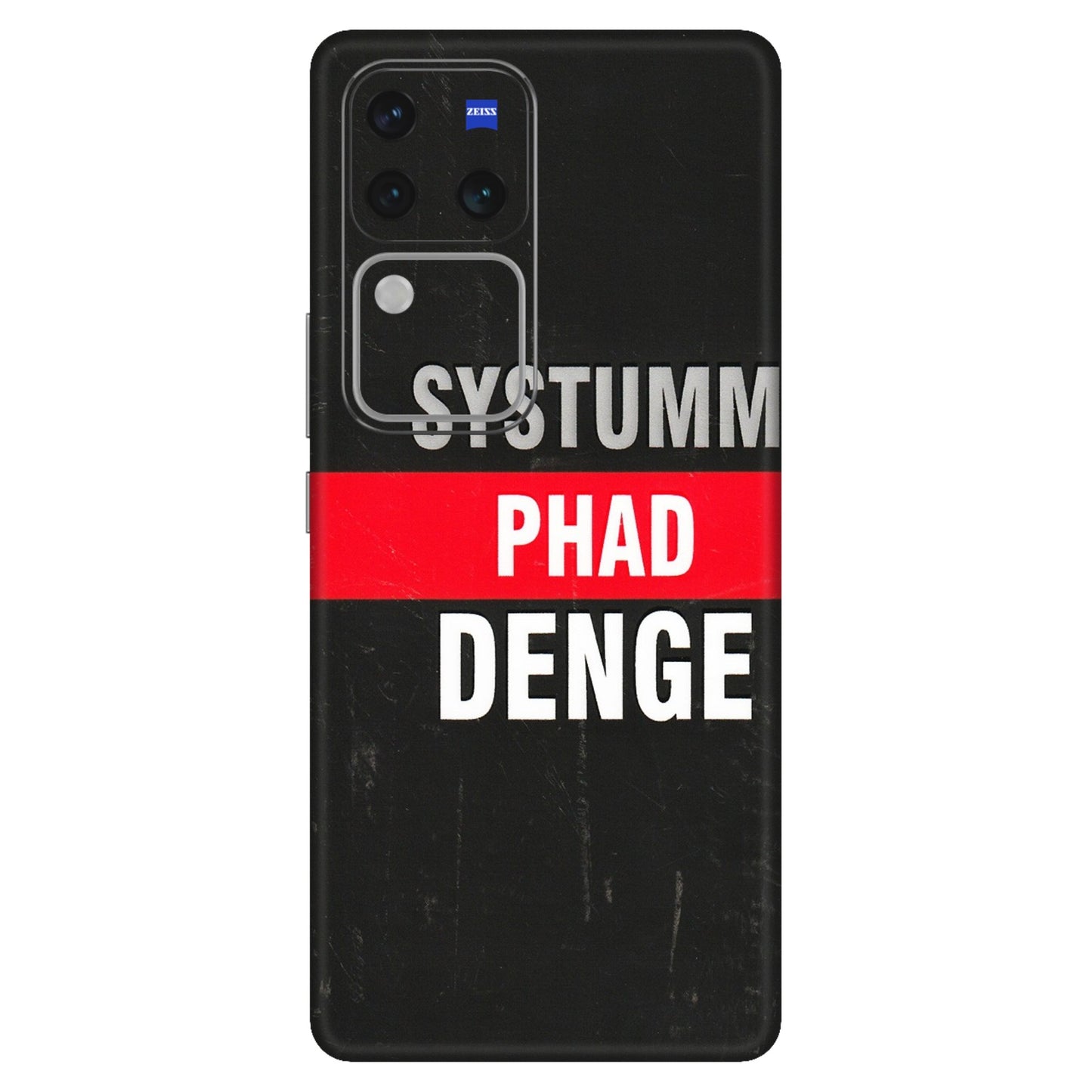 VIVO Z/V/X/T/U/S Series Phone Skins (All Models) - Systumm Phad Denge - 3D Embossed Finish (L-278) Vivo V30 Pro (5G)
