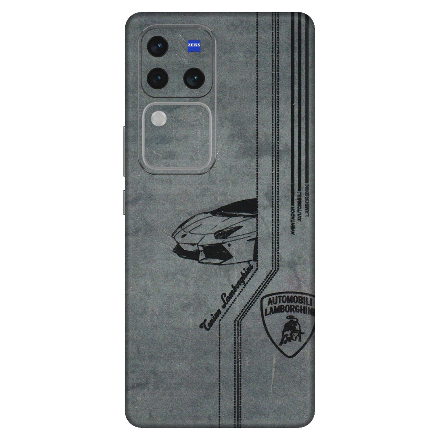 VIVO Z/V/X/T/U/S Series Phone Skins (All Models) - New Lamborgini Aventador - 3D Embossed Finish (L-321) Vivo V30 Pro (5G)