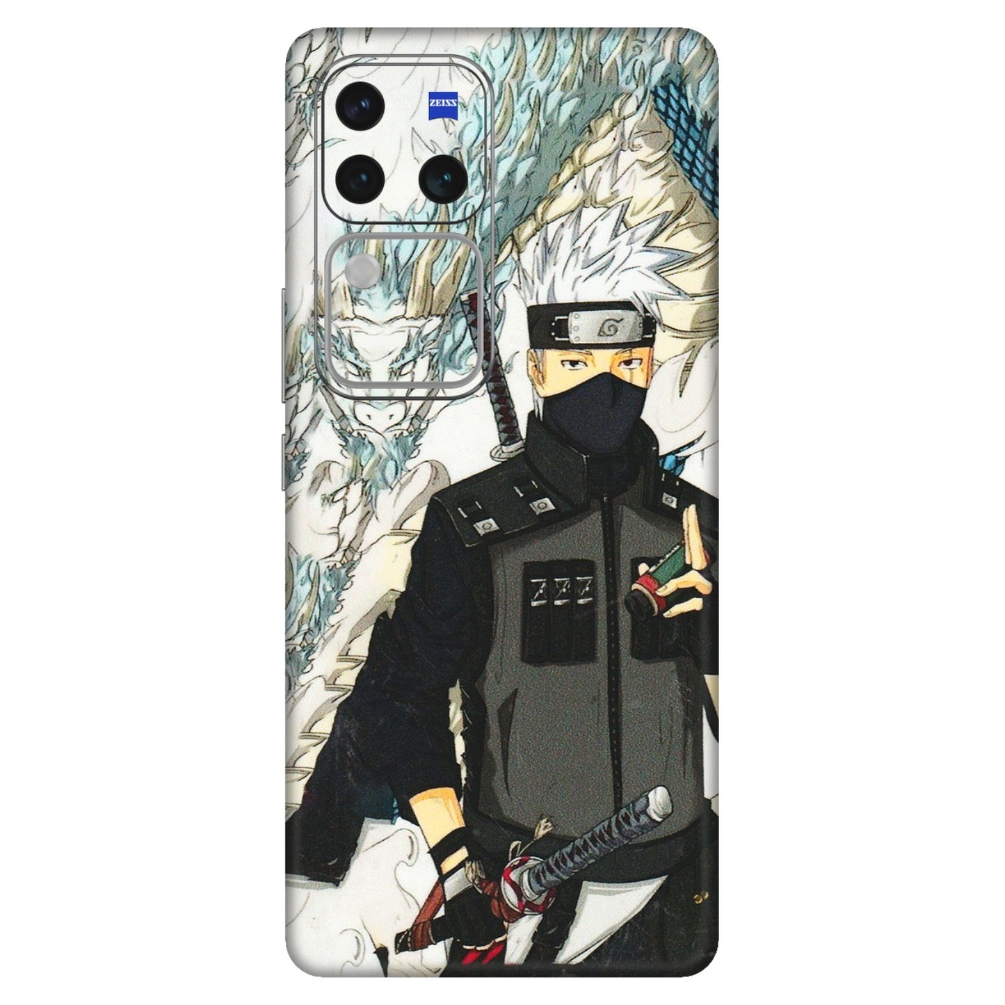 VIVO Z/V/X/T/U/S Series Phone Skins (All Models) - Kakashi Hatake Naruto Anime - 3D Embossed Finish (L-46) Vivo V30 Pro (5G)