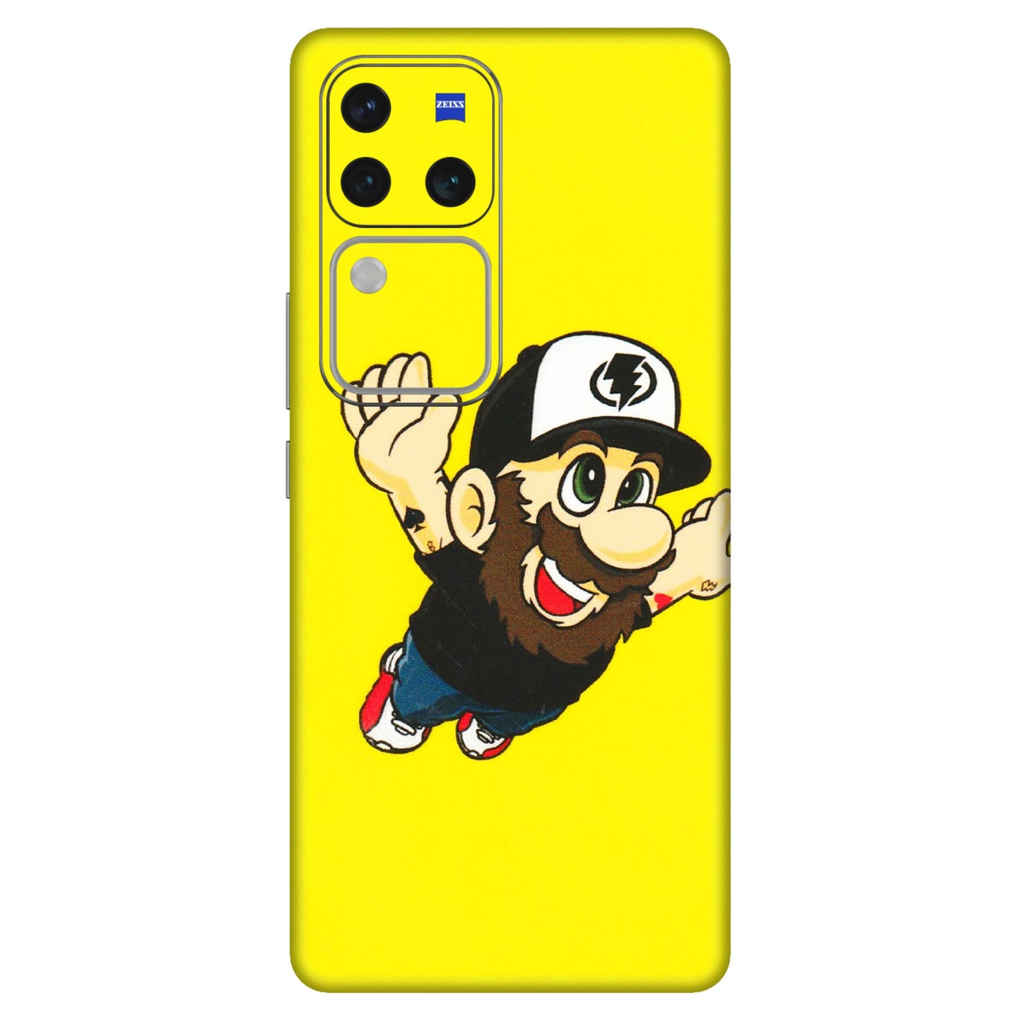 VIVO Z/V/X/T/U/S Series Phone Skins (All Models) - Flying Beardo - 3D Embossed Finish (L-60) Vivo V30 Pro (5G)