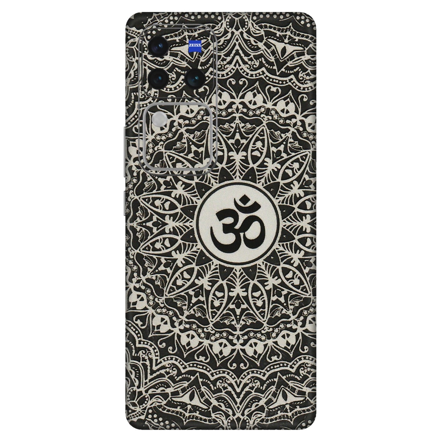 VIVO Z/V/X/T/U/S Series Phone Skins (All Models) - Aum Elegant Mandala - 3D Embossed Finish (L-62) Vivo V30 Pro (5G)