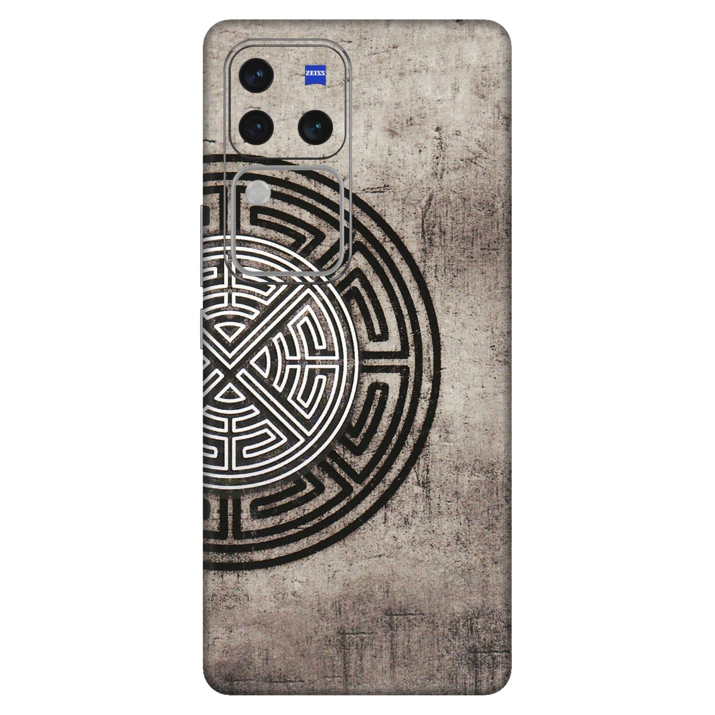 VIVO Z/V/X/T/U/S Series Phone Skins (All Models) - Mysterious Circular Design - 3D Embossed Finish (L-63) Vivo V30 Pro (5G)