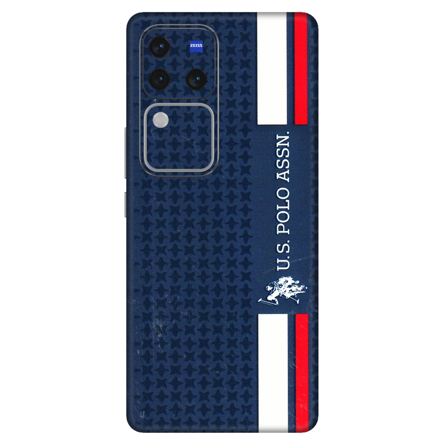 VIVO Z/V/X/T/U/S Series Phone Skins (All Models) - US POLO Designer Brand - 3D Embossed Finish (L-65) Vivo V30 Pro (5G)