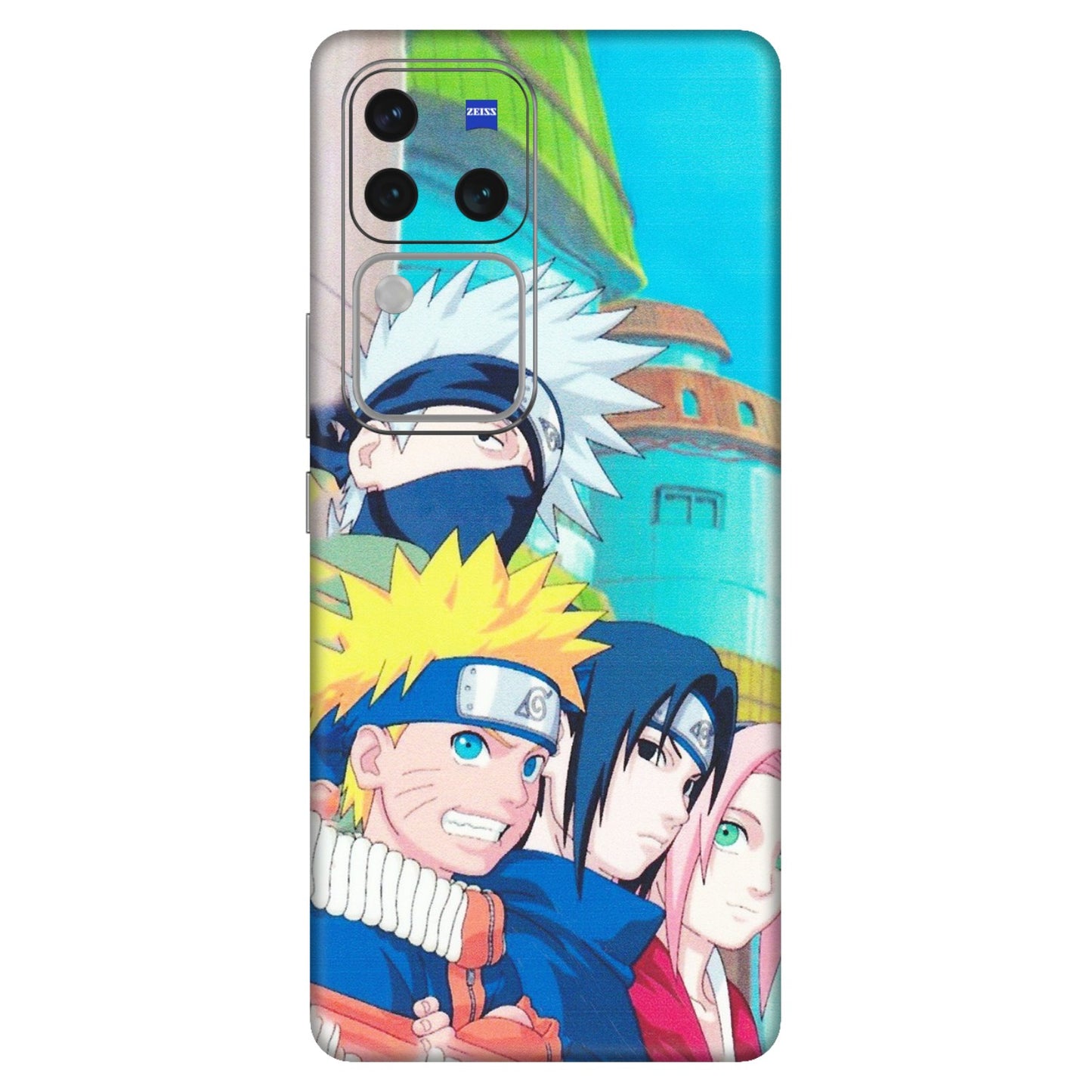 VIVO Z/V/X/T/U/S Series Phone Skins (All Models) - Team Minato And Kakashi - Matte Finish (M-101) Vivo V30 Pro (5G)