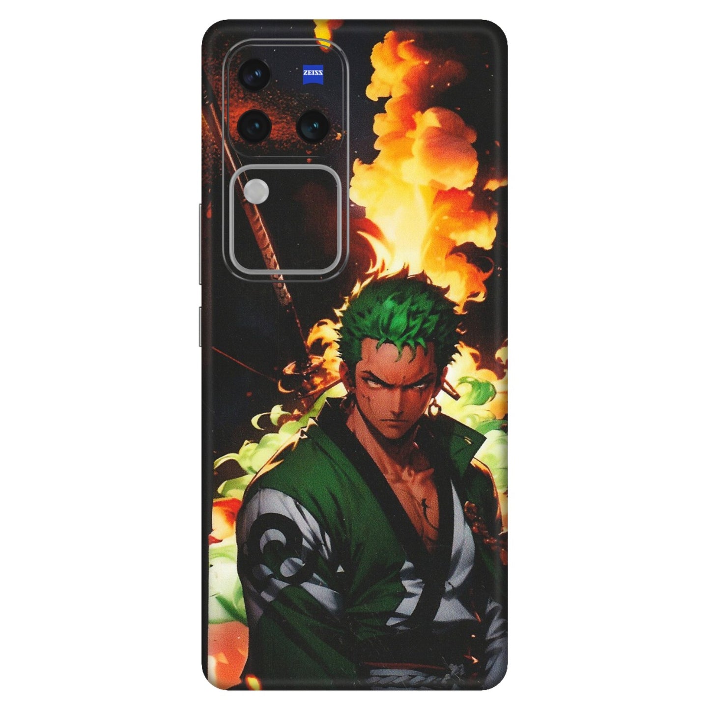 VIVO Z/V/X/T/U/S Series Phone Skins (All Models) - Roronoa Zoro - Matte Finish (M-102) Vivo V30 Pro (5G)