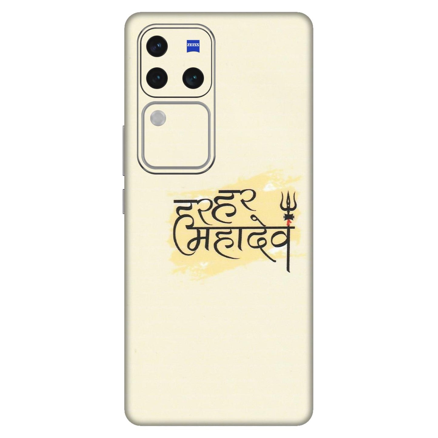 VIVO Z/V/X/T/U/S Series Phone Skins (All Models) - Har Har Mahadev - Matte Finish (M-10) Vivo V30 Pro (5G)