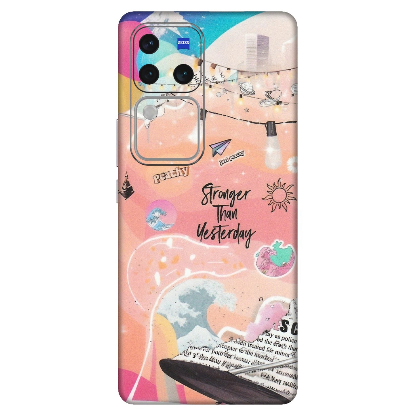 VIVO Z/V/X/T/U/S Series Phone Skins (All Models) - Stronger Then Yesterday - Matte Finish (M-128) Vivo V30 Pro (5G)