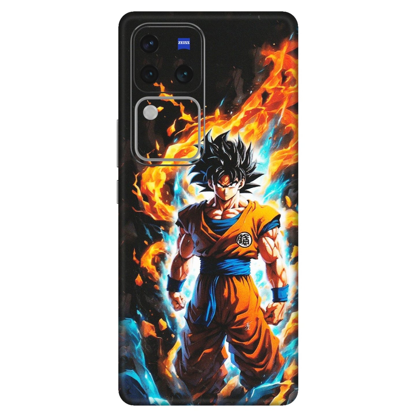 VIVO Z/V/X/T/U/S Series Phone Skins (All Models) - Goku Transformation Anime - Matte Finish (M-159) Vivo V30 Pro (5G)