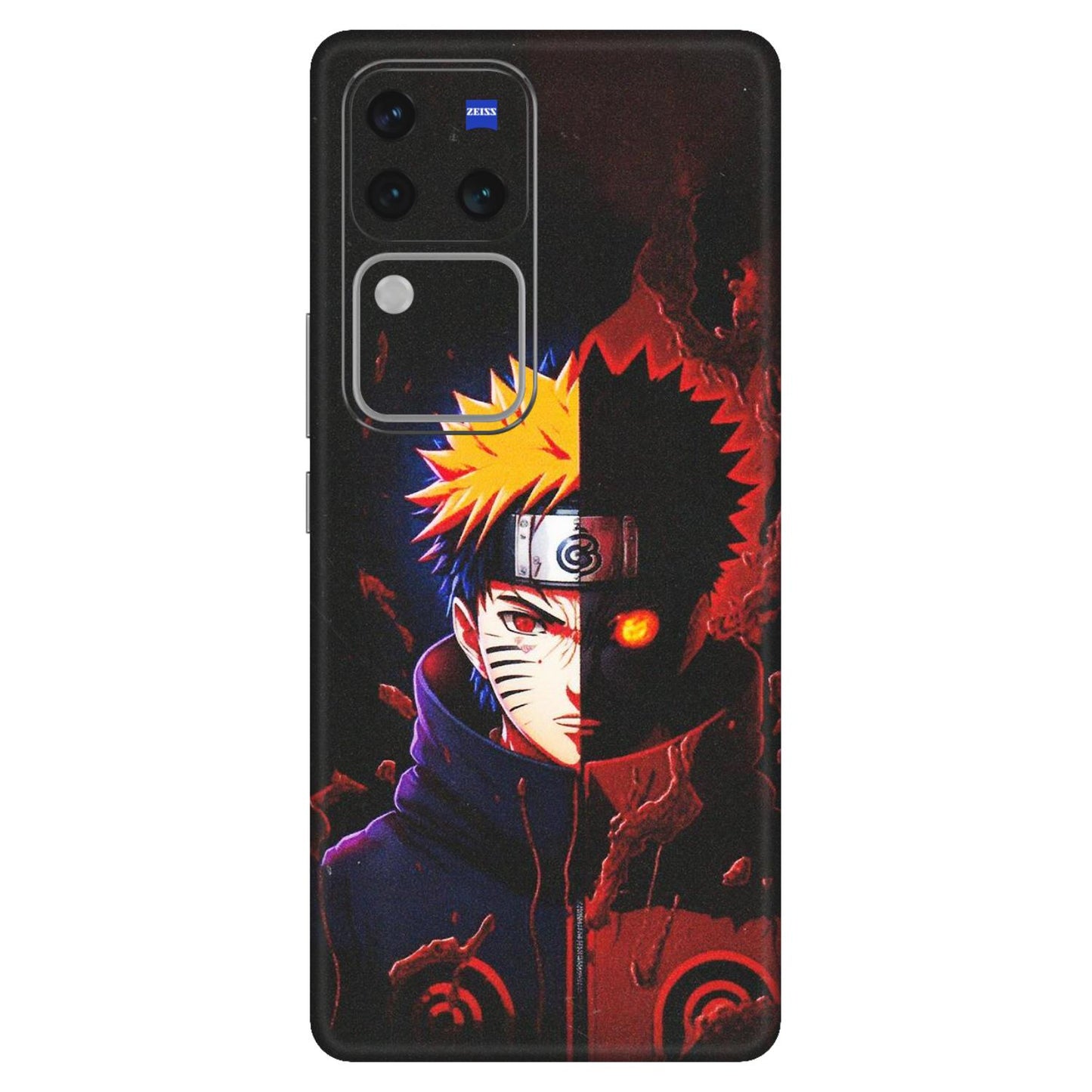 VIVO Z/V/X/T/U/S Series Phone Skins (All Models) - Naruto X Evil - Matte Finish (M-70) Vivo V30 Pro (5G)