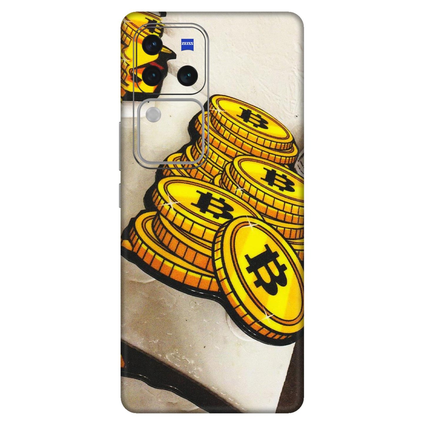 VIVO Z/V/X/T/U/S Series Phone Skins (All Models) - Billionaire Bitcoin Collection - Matte Finish (M-92) Vivo V30 Pro (5G)