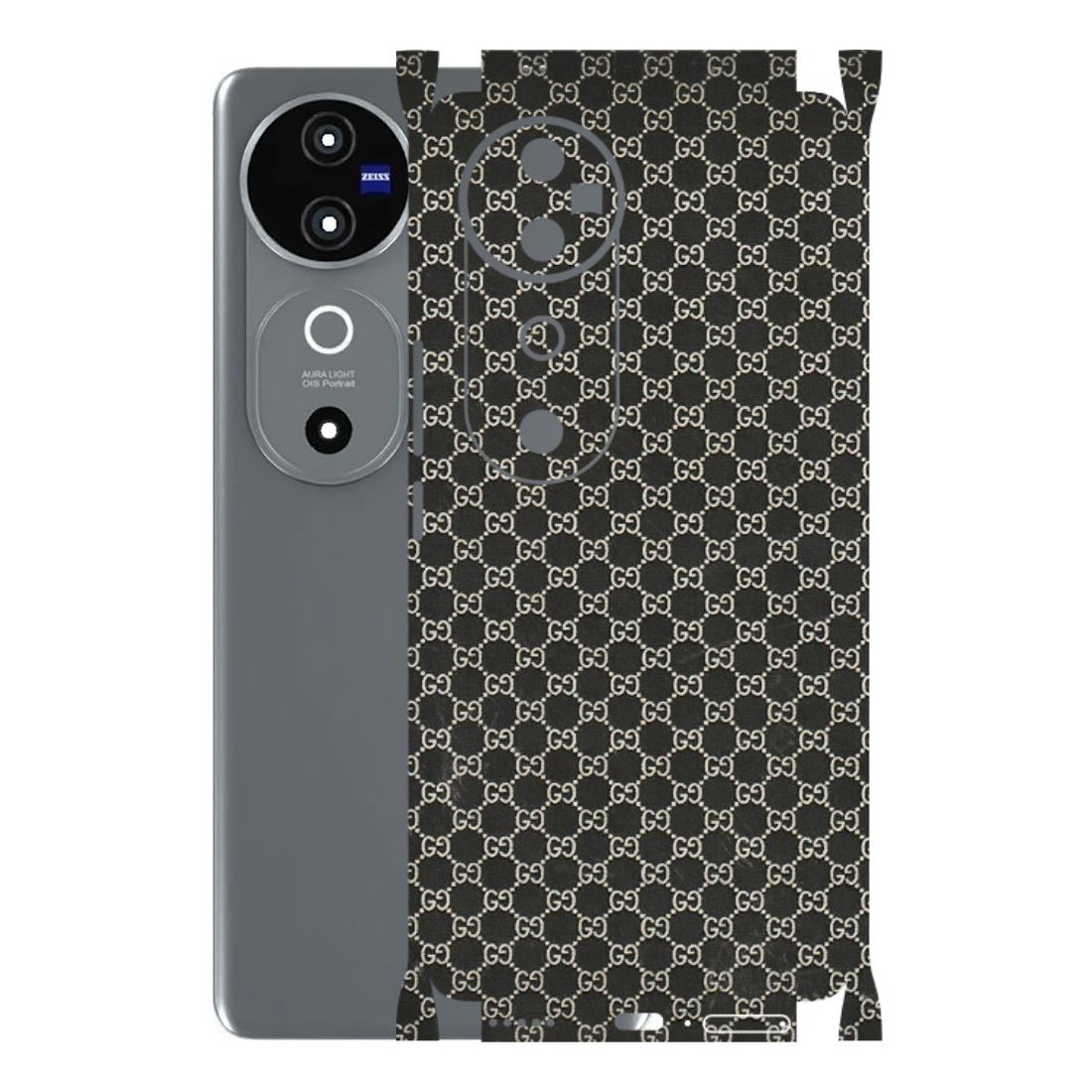VIVO Z/V/X/T/U/S Series Phone Skins (All Models) - Black G Print - 3D Embossed Finish (L-109) Vivo V40 5G