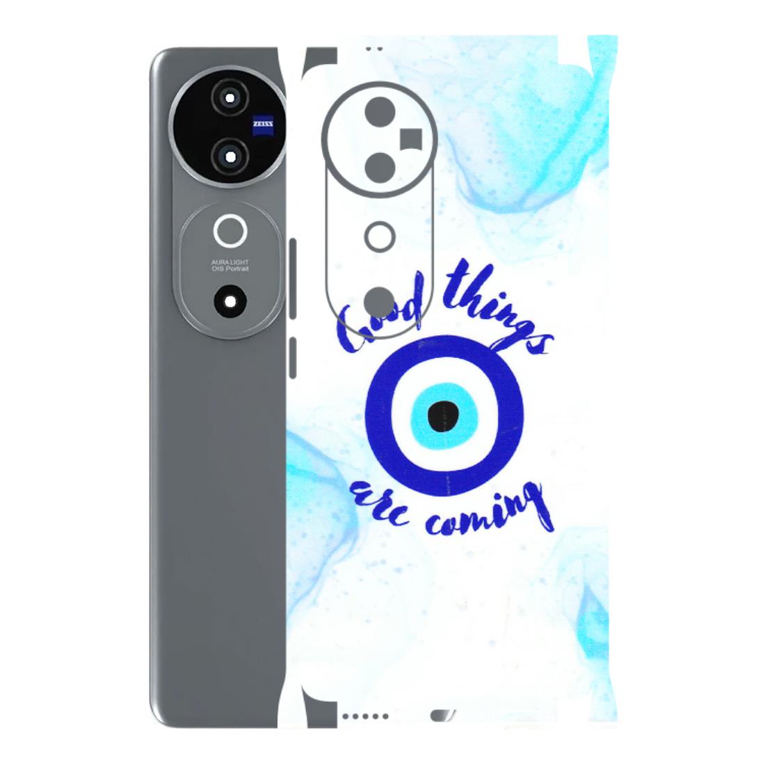 VIVO Z/V/X/T/U/S Series Phone Skins (All Models) - Evil Eye Good Things Are Coming - 3D Embossed Finish (L-322) Vivo V40 5G