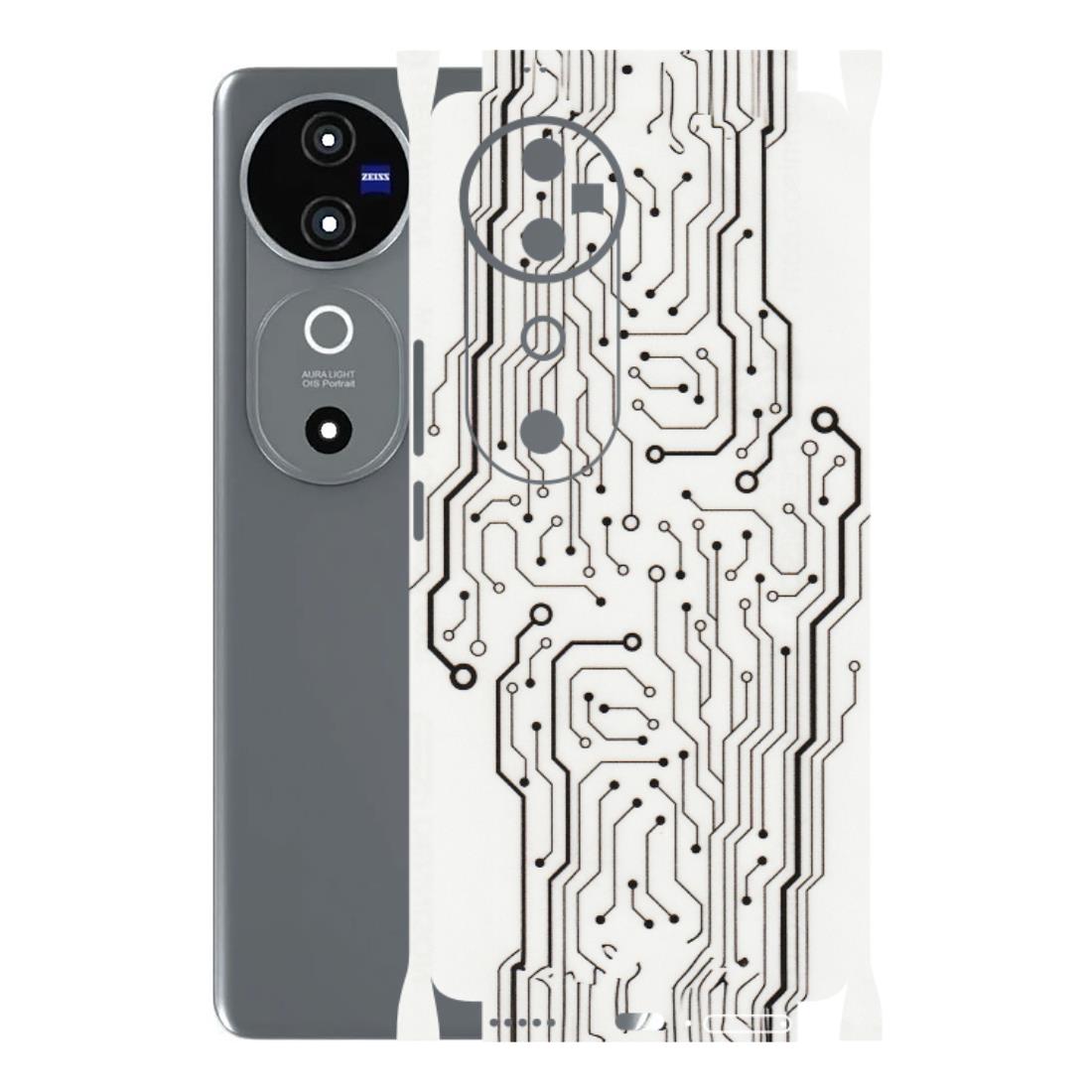 VIVO Z/V/X/T/U/S Series Phone Skins (All Models) - Tech Circuits - Transparent Finish (T-03) Vivo V40 5G